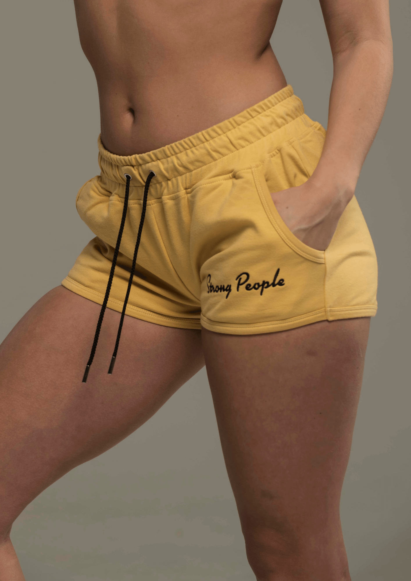 MUSTARD YELLOW SHORTS